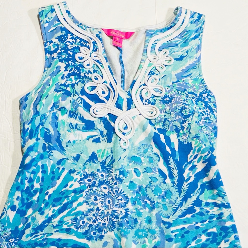 Lilly Pulitzer Harper Shift Dress Hey Hey Soleil $148 Size XS Extra Small - Picture 11 of 15
